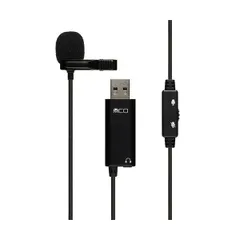 ナカバヤシ ミヨシUSBピンマイク ブラック UMF-08/BK 1個