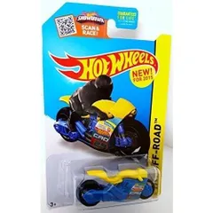 【新品未開封品】Hot Wheels HW Off-raod 83/250 Street Stealth Blue & Yellow Motorcycle HW Moto 2015 by Mattel [並行輸入品]
