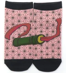 【中古】衣類 竈門禰豆子 BLACK OJICOくっつくした(靴下) 23～27cm 「鬼滅の刃×OJICO