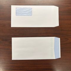 【管理番号248】透けない　のりつき　窓付封筒　キングコーポレーション　長形3号  100枚