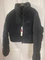 トミー ジーンズ フリース ジャケット ブラック 新品 M GUESS(ゲス) ウィンドブレーカー おまけ付き