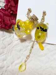 ハロウィンポーションとコウモリ猫のピアス