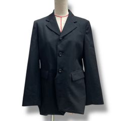 tricot COMME des GARONS 트리코콤데가르손 변형 풀오버 울 테일러드 재킷 90s 올드 AD1999 TJ-04002S 블랙 블랙 S사이즈 맨즈 가을 고고 헌 착구희 창고점 No.127Y