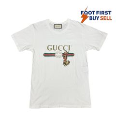 GUCCI ベア Tシャツ 玉乗り 刺繍 半袖 ロゴ ホワイト - メルカリ