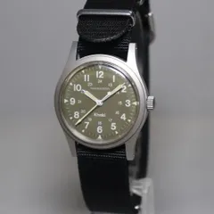 ★希少・美品【1990年代】HAMILTON Khaki Nature 9415A ノンデイト オリーブ文字盤のサムネイル
