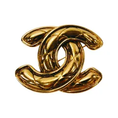 シャネル CHANEL ブローチ ココマーク メタル ゴールド 管理番号：9747