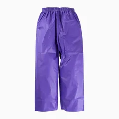 【3Ｌ】尾崎産業  レリーロイヤル 腰ゴムズボン パープル プロ御用達 強力防水 陸上用雨合羽 土木 レジャー カッパ レインズボン