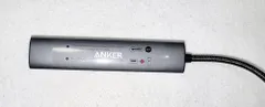 【HY】【新古品】Anker アンカー A83380A3 PowerExpand+ 5-in-1 USB-C イーサネットハブ HDMI 4K Ethernet 有線LAN 3USB-Aポート コンパクト[定形外郵便、送料無料]HY003