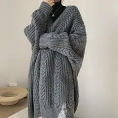 カーディガン コーディガン ケーブル編み レディース 韓国 JELLY