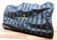 【1572】 バレンチノギベルティ ボストンバッグ ブラック VALENTINO GHIBERTY ITALY ファスナー式 旅行バッグ ブランドバッグ