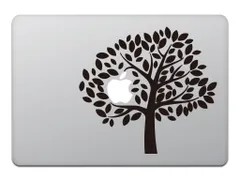 【特価商品】ステッカー シール マックブック テレビ 13インチ CM / 11 アップルツリー Air/Pro ブラック MacBook M525 カインドストア