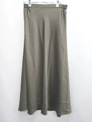 ◇ ⊂ AMERICAN HOLIC アメリカンホリック ロング丈 フレア スカート サイズL チャコールグレー レディース E  【1506110016850】