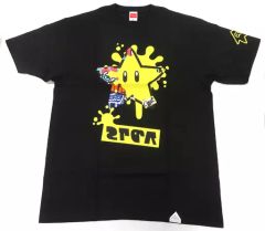 [중고] 의류 슈퍼 스타 페스 T 셔츠 블랙 XL 사이즈 [Splatoon2 (스플라툰 2) × 슈퍼 마리오 브라더스 35 주년 페스티벌] Nintendo TOKYO 상품