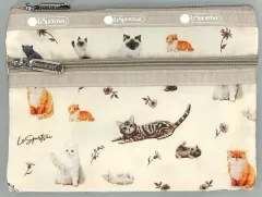 【中古】バッグ レスポートサック 癒やしの猫柄ポーチ BAILA 2023年4月号 付録