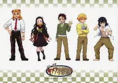 【中古】シール・ステッカー 集合 キメツ学園 イラストステッカー 「鬼滅の刃 鬼滅祭オンライン -アニメ弐周年記念祭-」 ufotable WEBSHOP受注生産限定