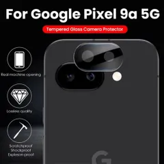 Google Pixel 9a カメラカバー ガラスフィルム ピクセル9a pixel9a 5G カメラ保護 レンズカバー 強化ガラス レンズ保護 保護フィルム 3D フルカバー ガラスプロテクター