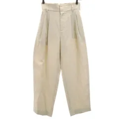 BEAUTY＆YOUTH ビューティーアンドユース リネンブレンド ユナイテッドアローズ テーパードパンツ S ベージュ系 レディース 古着