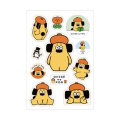 （まとめ買い）サンビー 何にでも貼れる マルチステッカー おひげのポン おひげのポン MLS-OP01 【×3セット】