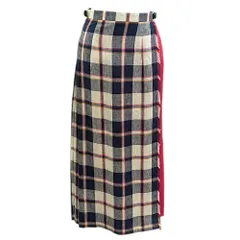 オニールオブダブリン Oneil of Dublin コンビネーションロングキルトラップスカート麻100％104-83 カラー:KESCOL/CERPKL サイズ:8