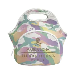 MARK&LONA マークアンドロナ  カートバッグ ダンボールニット スカル×カモフラ柄 ホワイト系  [240101316937] ゴルフウェア ストスト