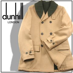 【新品】 dunhill / ダンヒル　キャメルヘア― コート イタリア製 厚手 CAMEL HAIR ラクダ キャメル カーキ 秋冬