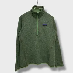 ☆Patagonia☆ベターセーターフリース☆ハーフジップフリースプルオーバー☆グリーン☆S☆2019年製☆F25M