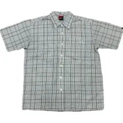 【超希少】80s - 90s OLD ONEILL Logo Embroidery Check S/S Shirt Lサイズ レトロ ビンテージ チェック柄 刺繍 インド オールドスケーター【FU000028】のサムネイル