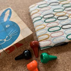 ストッケ トリップトラップ用シートクッション　レザー＆ファブリック　タルト