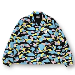 A BATHING APE マルチカモ コーチジャケット アベイシングエイプ ベイプ  Lのサムネイル