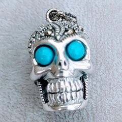 ＊NEW＊トルコ製 ハンドメイド ターコイズ&925Silverペンダントトップ