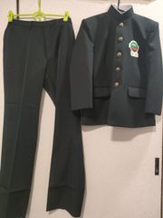 【新品】　サイズ 150 サイズ　150AB　標準学生服　学生服　上下セット 学ラン　詰め襟　詰襟  センチ　制服　中学校　高校