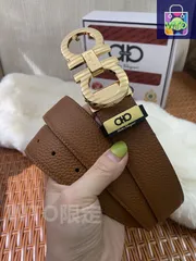 Ferragamo フェラガモ メンズ 真皮ベルト01-1-IQK14