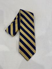 古着 ネクタイ brooks brothers ブルックスブラザーズ 斜めボーダー 黄色紺色