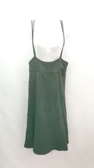 ◇ THE SHOP TK サイドファスナー 肩紐調節不可 透け感なし 無地 ロング ワンピース サイズM ブラック レディース E  【1308160012741】