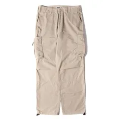 GOOD ENOUGH グッドイナフ パンツ サイズ:M 00s 裾ドローコード付き コットン カーゴ パンツ ベージュ ボトムス ズボン 00年代 アーカイブ【メンズ】のサムネイル