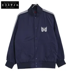 【L】 Needles ニードルス トラックジャケット ネイビー 中古・古着通販】Needles (ニードルズ) トラックジャケット
