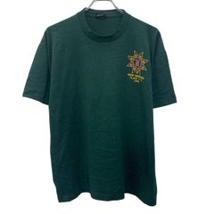 FRUIT OF THE LOOM 半袖 プリントTシャツ XL グリーン フルーツオブザルーム プルオーバー アメリカ製 90's 古着卸 アメリカ仕入 a706-6105