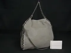 ■新品■未使用■ STELLA McCARTNEY ステラ ファラベラ エコレザー 2WAY ハンドバッグ トート ショルダー 肩掛け グレー系 FP1990
