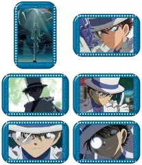 【中古】バッジ・ビンズ 全6種セット 「名探偵コナン スクエア缶バッジコレクション 怪盗キッド」