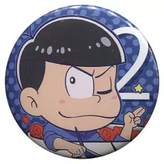 【中古】バッジ・ピンズ(キャラクター) カラ松 「おそ松さん×アニメガカフェ 缶バッジ」