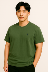 Tシャツ　 ポロラルフローレン　POLO Ralph Lauren グリーン　Lサイズ　※Used