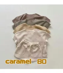 セットアップ　男女兼用　夏服　ワッフル生地　子供服　ベビー　キッズ