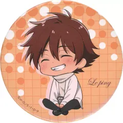 【中古】バッジ・ピンズ 楽平(ちびキャラ) 76mm缶バッジ 「くじ引き堂 ヒカルの碁 オンラインくじ 北斗杯ver.」 D-9賞