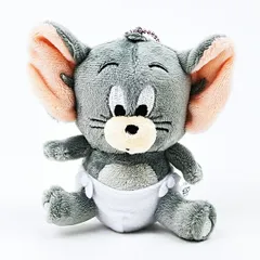 トムとジェリー タフィー ぬいぐるみマスコット グレー