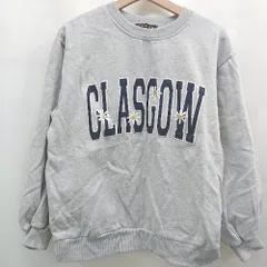 ◇ ⊇ GORGE ゴージ 裏起毛 長袖 トレーナー グレー レディース E  【1505290026017】