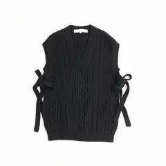 tricot COMME des GARÇONS ニットベスト　黒 COMME des GARCONS HOMME PLUS(コムデギャルソンオムプリュス
