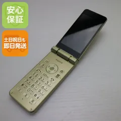 AQUOS ケータイ2 NP601SH ゴールド　SoftBank ムスビー｜新品未使用 SIMフリー SoftBank AQUOS ケータイ2