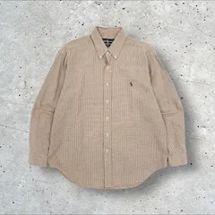 90s 00s Ralph Lauren BLAKE オックスフォード ボタンダウン 長袖 シャツ M