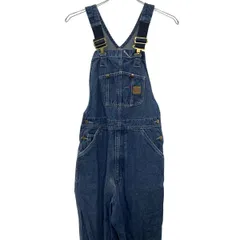 Wenaas デニム オーバーオール W32 インディゴブルー サロペット ワークウェア コットン アメカジ 古着卸 アメリカ仕入 a707-5673