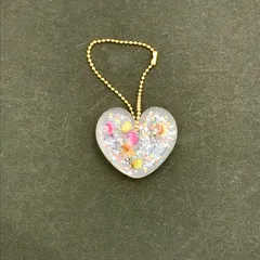 【福祉施設制作】安ちゃん作　キーホルダー　「レジンキーホルダー」NO.3317　P